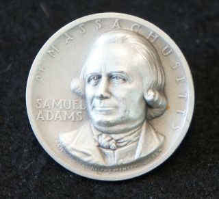 Samuel Adams Antique Medal Medallic Art Co.  25.  90g.  Silver.  999