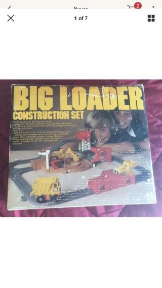 Vintage 1977 Tomy Big Loader Construction Set No 5001 W/ Orig Box