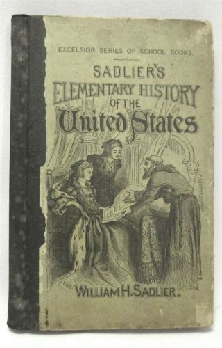Antique School Book - Sadlier 