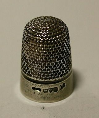 Solid Silver Thimble