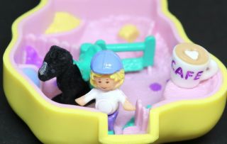 ❤️Polly Pocket Vintage 1994 Pony Ridin ' COMPLETE Horse Show Compact Bluebird❤️ 3