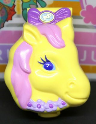 ❤️Polly Pocket Vintage 1994 Pony Ridin ' COMPLETE Horse Show Compact Bluebird❤️ 7