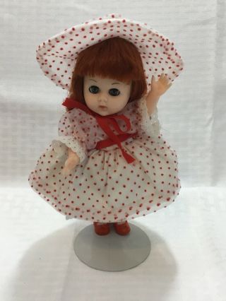1984 Vintage Vogue Ginny 8 " Doll With Stand