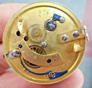 Antique " Fusee " Pocket Watch Mo0vement,  Circa 1870.  Buy It Now £15.  00