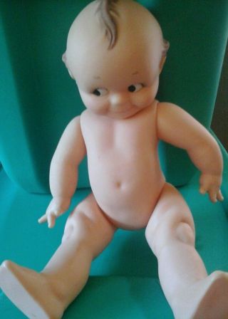 Vintage 1967 Soft Plastic Kewpie Doll - 14 " Baby Doll