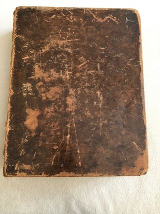 Antique 1836 The Holy Bible Old And Testaments: Together With The Apocrypha