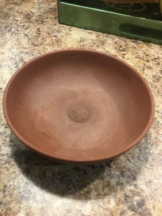 Rare Signed Vintage Chinese Yixing Zisha Bowl