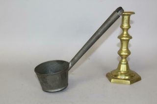 A Rare 19th C Enfield Ct Shaker Tin Water Dipper In The Best Surface