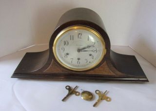 Antique Seth Thomas Chime 56 Mantle Clock - 124 Movement - 2 Keys