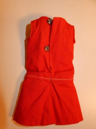 Vintage Mattel Barbie SKIPPER 1925 WHAT ' S AT THE ZOO? RED DRESS TAGGED 2
