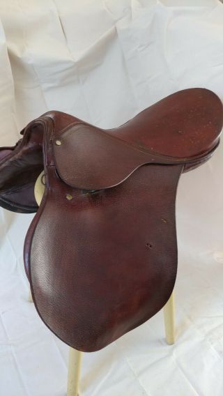 Vintage Antique English Saddle Cortina 19 " Decorator Special