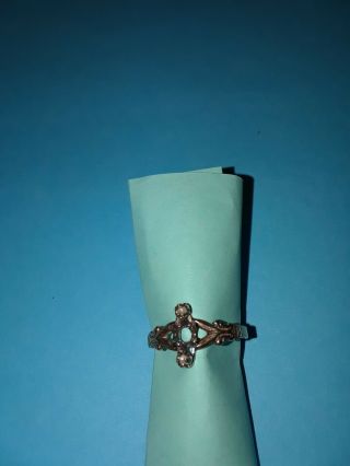 Victorian Allsop - Steller Antique Ring - Mounting Setting 10k Gold Ring Size 5.  5
