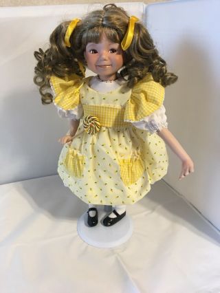 15” Dianna Effner ' s Adorable Doll With Lollipop No Box or Just Darling 2