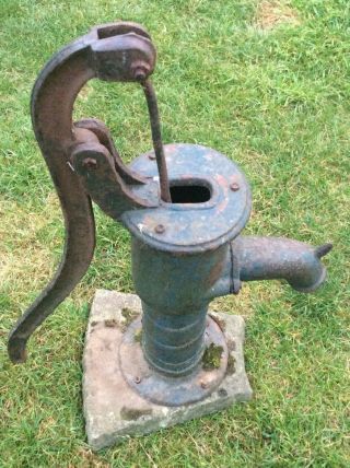 Vintage Cast Iron Hand Water Pump Ornament Available Worldwide 6