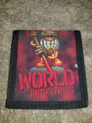 Nos World Industries Skateboard Wallet
