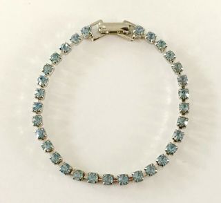 Vintage Blue Rhinestone Doll Jewelry Necklace Madame Alexander Cissy Miss Revlon