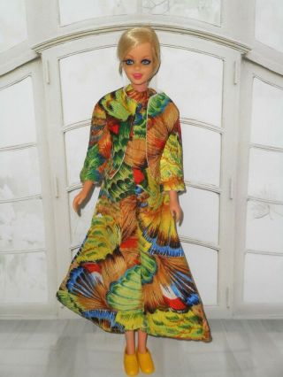 Vintage Barbie TWIGGY DOLL IN CLONE TROPICAL VACATION SET JUMPSUIT JACKET PURSE 3
