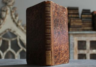 Antique Rare Book De Witt Clinton Governor York 1828 Made At Time Of Death