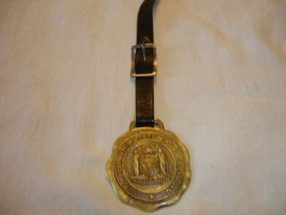 Antique Vintage Pocket Watch Fob Seal Of The State Of Wisconsin