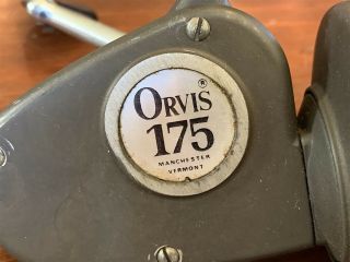 Vintage Orvis Manchester,  Vermont 175 Big Game Fishing Reel,  made in Italy 5