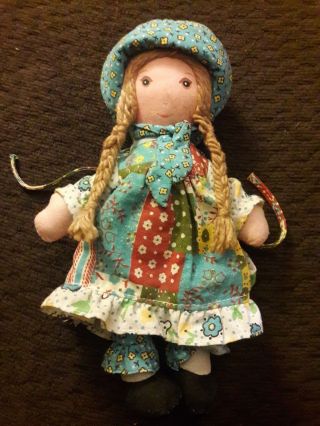 Vintage Knickerbocker Holly Hobbie Cloth Doll