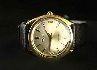 Vintage Mens Wyler Incaflex Dynawind Watch With Swiss Automatic Movement
