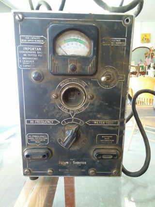 Vintage The Trouble Shooter Meter Tester Electro Products Co Ny Rat Rod
