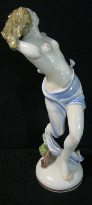 Augarten Vienna,  Austria Porcelain Art Deco Draped Nude figurine 2