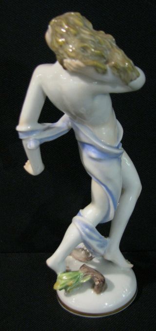 Augarten Vienna,  Austria Porcelain Art Deco Draped Nude figurine 3