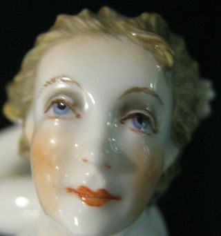 Augarten Vienna,  Austria Porcelain Art Deco Draped Nude figurine 5