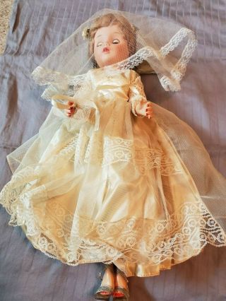 Vintage Bride Doll - 1950 