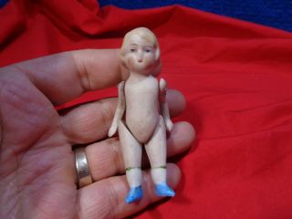 Antique Miniature Bisque Doll B 10