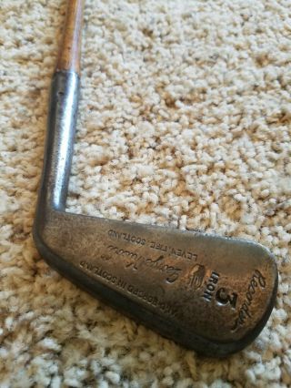 Antique Hickory Wood Shaft George Nicoll Irons 2