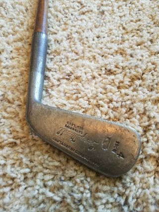 Antique Hickory Wood Shaft George Nicoll Irons 4