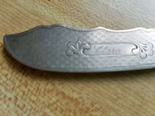 Georgian Sterling Silver Butter Knife Solid Silver Blade Birmingham England 30g