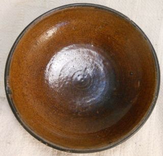 Good Early American Pennsylvania Redware Plate With Rim