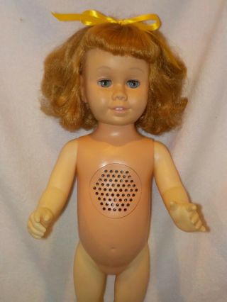 Vintage Mattel Blonde Hair Chatty Cathy Doll 7