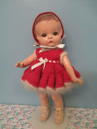 Adorable,  Vintage Patsy Joan,  All Composition,  Jointed Baby Doll,  By Effanbee