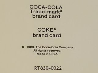 Vintage 1989 Coca - Cola Gibson 4 Blank Stationary Note Cards and 4 Envelopes 4