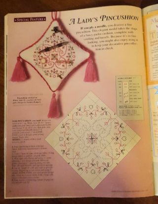 Vintage Cross Stitch Country Crafts Christmas,  Better Homes & Gardens 1991 4