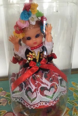 Vintage Polish Vinyl And Hard Plastic Doll In Package 2
