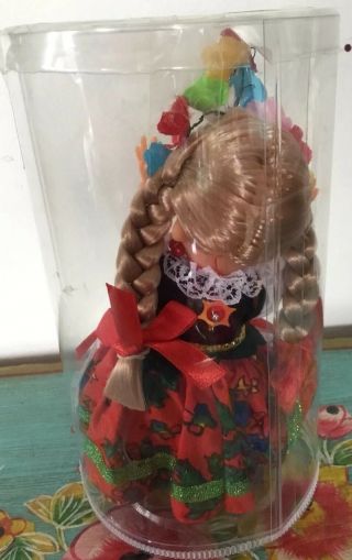 Vintage Polish Vinyl And Hard Plastic Doll In Package 3