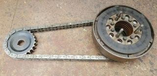 Antique Harley Davidson Knucklehead Panhead Primary Chain Drive Clutch Assembly