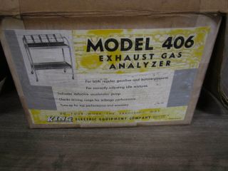 Antique King Model 406 Exhaust Gas Analyzer 1950 