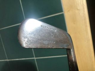 Antique Hickory Golf Club Smooth Gutty Era Iron By Robert Simpson Of Carnoustie 2