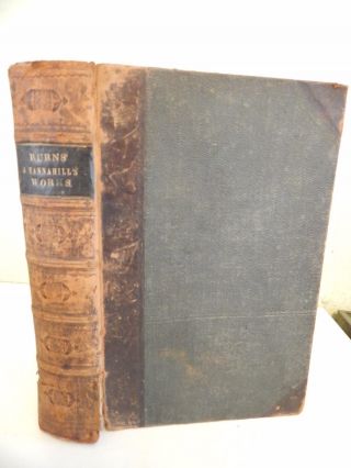 Complete And Correspondence Of Robert Burns 1787 2nd Edition Antique Book