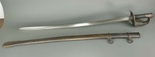 Fine Antique Model 1860 Italian Cavalry Officers Long Sword German Made Blade Fr
