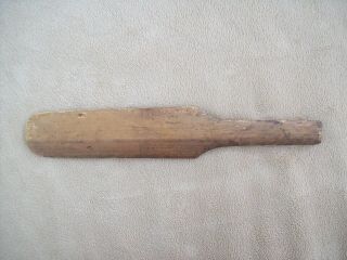 Antique Handmade Wooden Butter Paddle,  Spatula,  Late 1800 