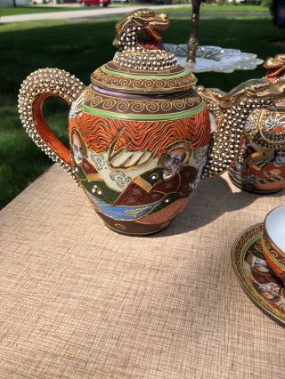 1940s Antique Japanese Porcelain Tea Set