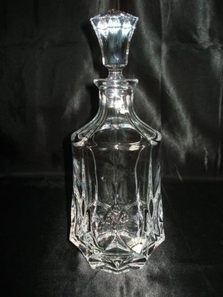 Antique Baccarat Crystal Ornacieux Decanter.  Circa Late 19th Century.  7lbs